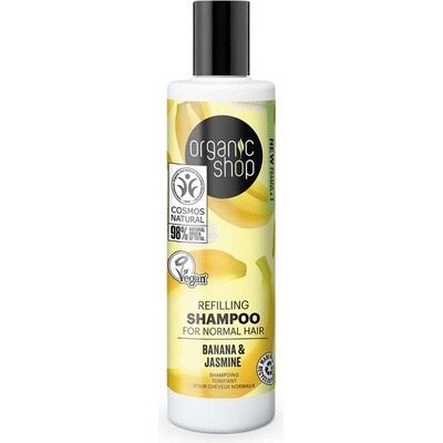 Organic Shop šampón Banán a jazmín 280 ml