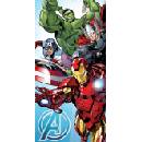 Jerry Fabrics Bavlnená osuška 70 x 140 cm Avengers Light blue