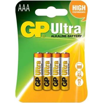 GP Batteries Алкална батерия gp ultra lr03 aaa /4 бр. в опаковка/ блистер 1.5v gp, gp24au (gp-ba-ult-lr03)