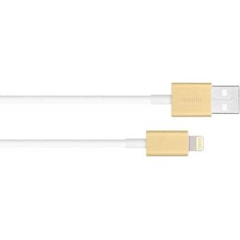 Moshi Lightning to USB Cable - USB кабел за iPhone с Lightning (100 см) (златист)