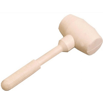 Battipav Гумен чук с ергономична дръжка Battipav 153 - 1 kg, бял (153)
