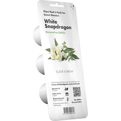 Click & Grow Семена Click and Grow - Бели градински кученца, 3 пълнителя (SGR78X3)