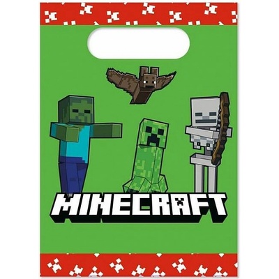 Papírové tašky Minecraft