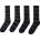 Giorgio Мъжки чорапи Giorgio 4 Pack Striped Socks Mens - Black/Grey