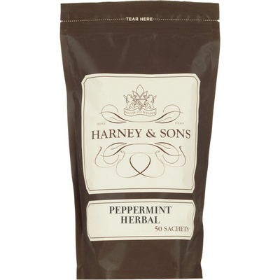 Harney & Sons Fine Teas Peppermint Herbal balení sáčků 50 x 2,5 g