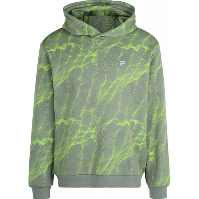 Fila mikina redford AOP Hoody zelená