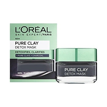L'Oréal Pure Clay Detox Mask Intenzivní čisticí pleťová maska 50 ml