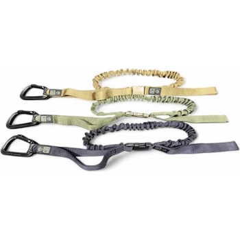 K9 Thorn Каишка с абсорбиращ удар и Petzl карабинер, черна, M (0014/16.BLK.M)