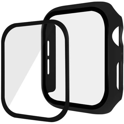ENKAY Obal s tvrdeným sklom pre Apple Watch 6 / SE / 5 / 4 44mm čierny 18556