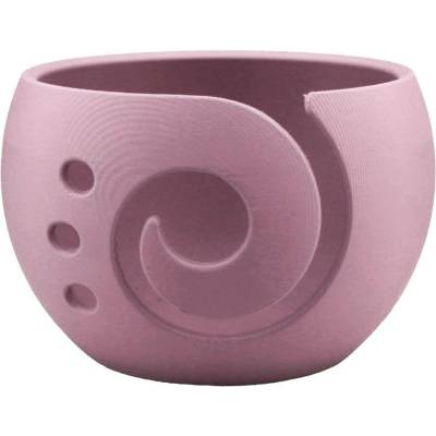 Pro Háčkování Miska na klubíčko SPIRÁLA, XL pink powder