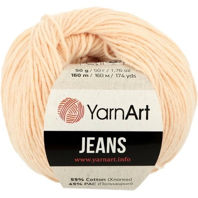 YarnArt Jeans 73 broskvová