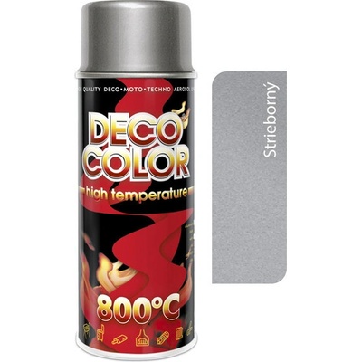 Deco Color Vysoké teploty 400 ml Strieborný