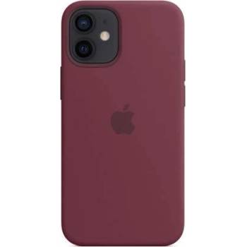 Apple iPhone Silicone Case with MagSafe - оригинален силиконов кейс за iPhone 12 mini с MagSafe (лилав)