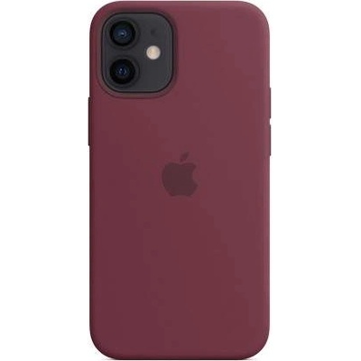 Apple iPhone Silicone Case with MagSafe - оригинален силиконов кейс за iPhone 12 mini с MagSafe (лилав)