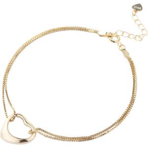 Silenti Jewelry Сребърна гривна "Жар" - Златен