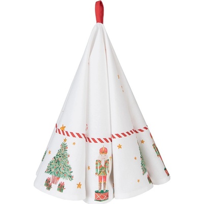 Clayre & Eef Happy Little Christmas 80 cm Biela