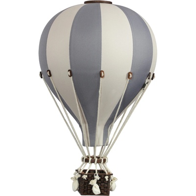Super balloon dekorační horkovzdušný balón šedá/béžová M – Sleviste.cz
