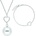 Bola Комплект Медальон за бременни Бола и гривна - Silver Heart (Set2)