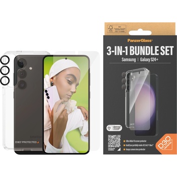 Panzer Калъф и протектори PanzerGlass - 3 в 1 Bundle Set, Galaxy S24 Plus, прозрачни (5711724212116)