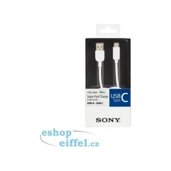 Sony CP-AC50W USB Type A - Type C, 50cm, bílý