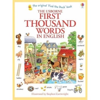 First Thousand Words in English Sticker Book - Amery Heather