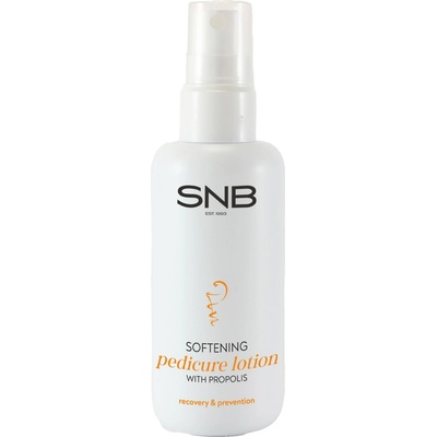 SNB Professional Омекотяващ и предпазващ лосион за педикюр с прополис, 100 ml