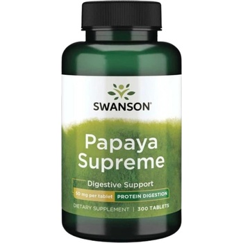 Image 1 of Swanson Papaya Supreme 50 mg [300 Таблетки]
