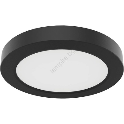 MILAGRO Led таванно осветително тяло evora led/6w/230v 3000/4000/6000k Ø 14 см черно (mi2753)