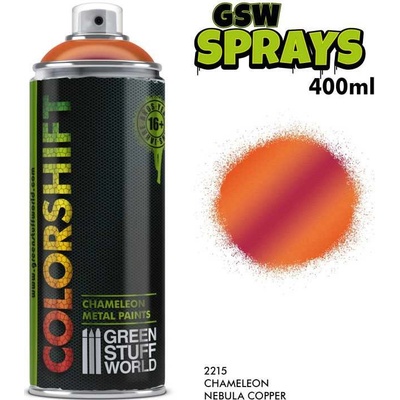 Green Stuff World Colorshift Chameleon Metal Paint Spray Nebula Copper 400 ml