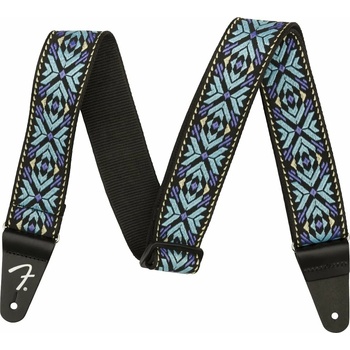 Fender Pasadena Woven Strap Колан за китара Blue Snowflake (099-0638-025)