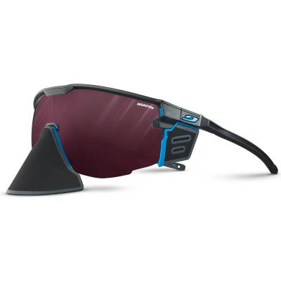 Julbo Алпийски очила Julbo Ultimate Cover Reactiv HC S0-4 (VLT 4-86%) Glacier glasses - Black / Blue / Transparent (205-5960-0111)