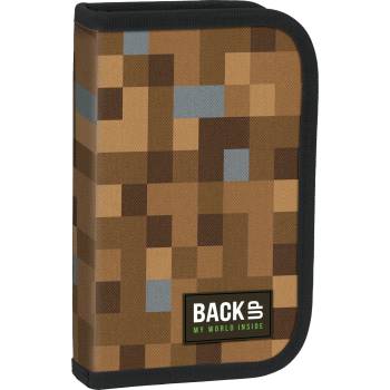 DERFORM Ученически несесер с пособия Derform BackUp - Pixel craft, 1 цип (88966)