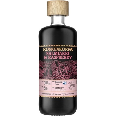 Koskenkorva Salmiakki-Raspberry 30% 0,5 l (čístá fľaša)