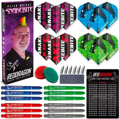 Red Dragon Sada příslušenství Peter Wright Snakebite Accessory Pack