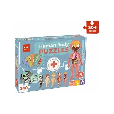 Apli Kids vzdelávacie puzzle telo človeka