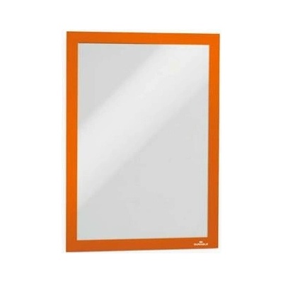 Informačný panel, A4, samolepiaca zadná strana, DURABLE "DURAFRAME®", oranžová