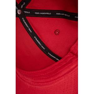 Karl Lagerfeld Памучна шапка с козирка IKON (A1W33037)
