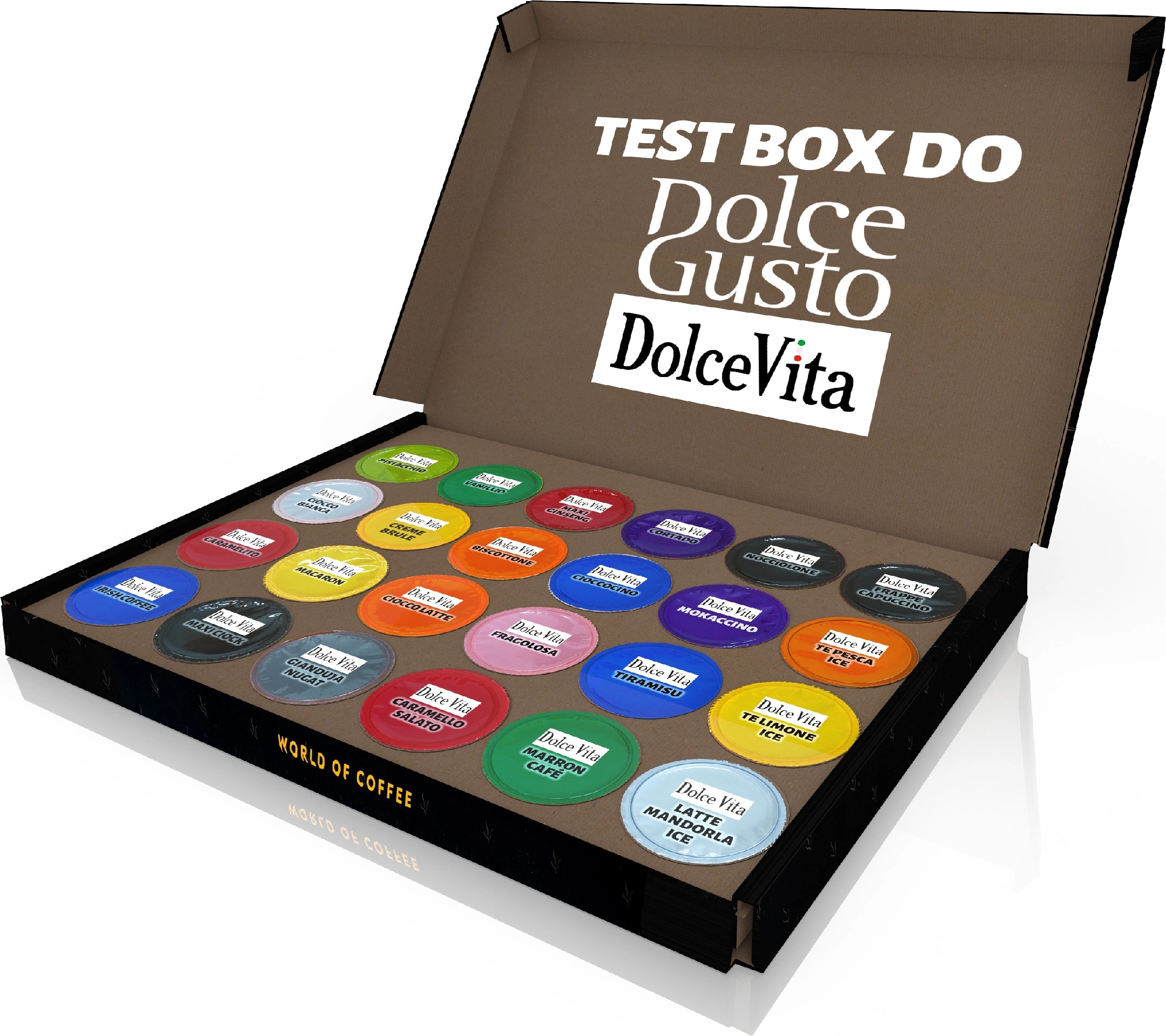 Nejkafe Тестова кутия от 24 капсули за Dolce Gusto® Dolce Vita от NEJKAFE