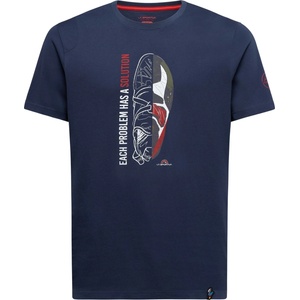 La Sportiva Мъжка тениска La Sportiva Solution T-shirt - Night Sky / Mountain Red - размер XXL (216-3675-0715)