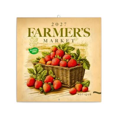 NOTIQUE Poznámkový Farmárske trhy PLASTIC FREE, 30 x 30 cm 2027