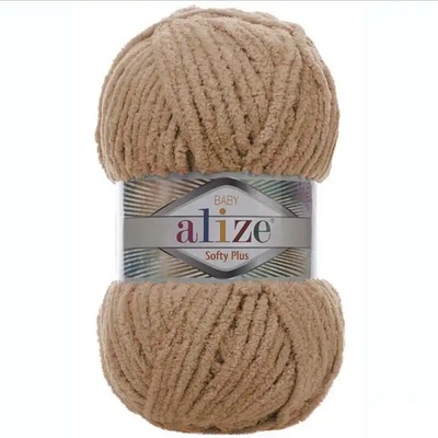 Alize Softy Plus 199 hnědá