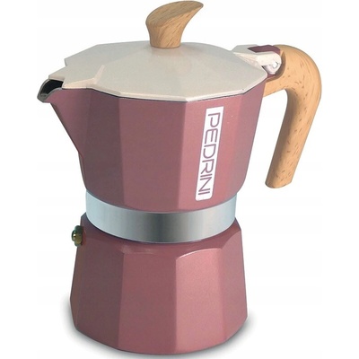 Pedrini Moka kanvička 3 šálky - My Moka Color - drobné škrabance