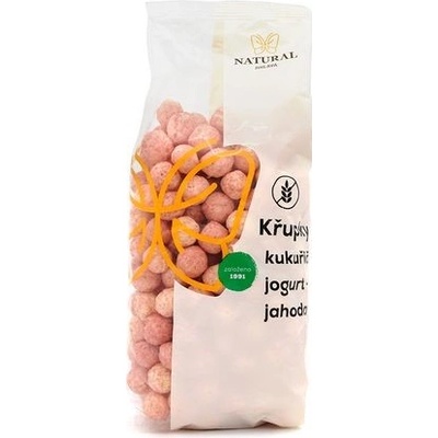 Natural Jihlava Kukuričné chrumky jahoda 140 g