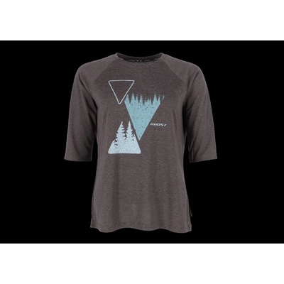 Maloja 3/4 rukáv Ladies Rock Gray Ice Blue