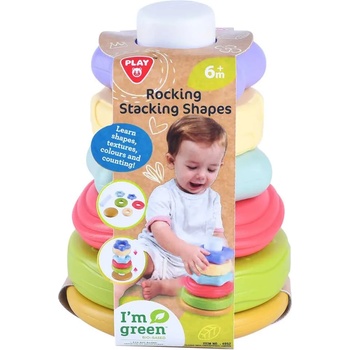 Playgo Цветна пирамида Rocking PLAYGO I'm Green