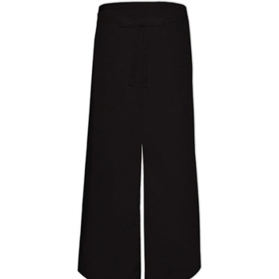 Link Kitchen Wear Bistro zástěra s rozparkem X962 Black 100x100cm