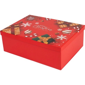 EUROCOM Подаръчна кутия XMAS 29x21x10, 5 cm (34638-А)