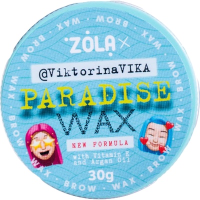 ZOLA x Viktorina Vika Paradise Wax fixační vosk na obočí 30 g