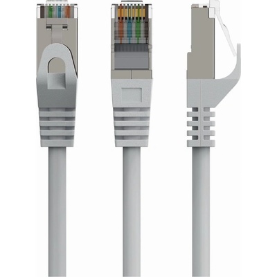 Gembird PP6-LSZH-3M patch RJ45, cat. 6, FTP, LSZH jacket, CCA, 3m, šedý