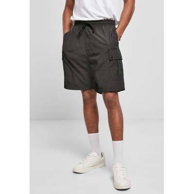Urban Classics Мъжки къси панталони в черен цвят Urban Classics Nylon Cargo Shorts UB-TB4139-00007 - Черен, размер S